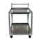 Vestil Aluminum Service Cart, 2 Shelves, 28x48, Aluminum, 660 lb Load Capacity, 2 Shelves, 27.875" W SCA2-2848 - alternate 3
